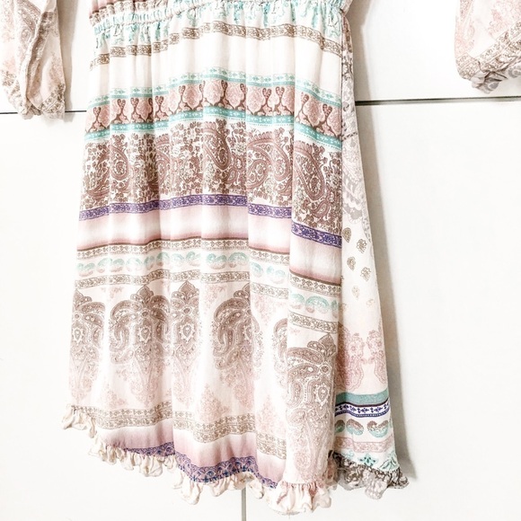 BOHEMIAN Pastel printed Dress - Picture 4 of 13